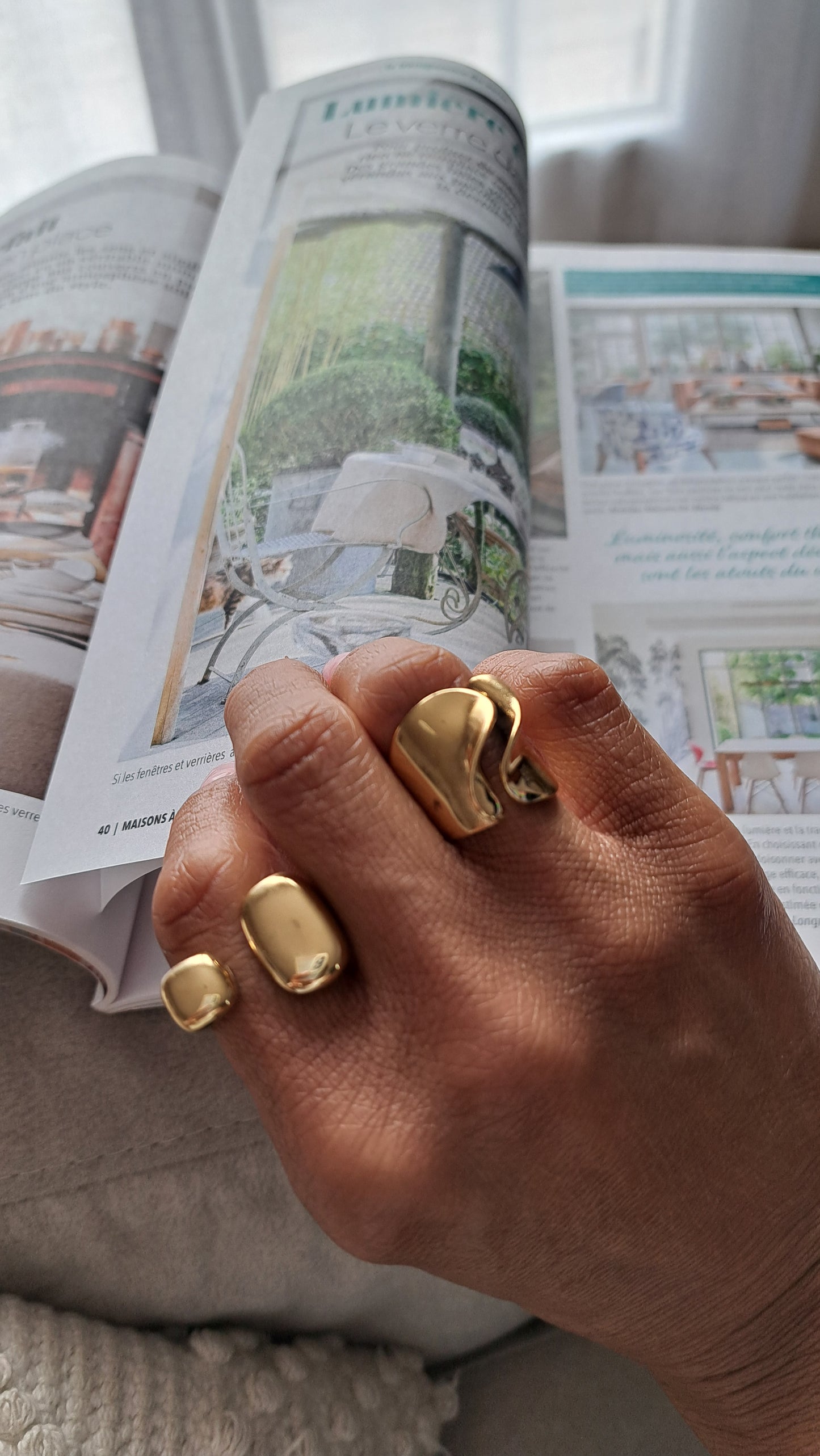 Bague ondulée Jeannette