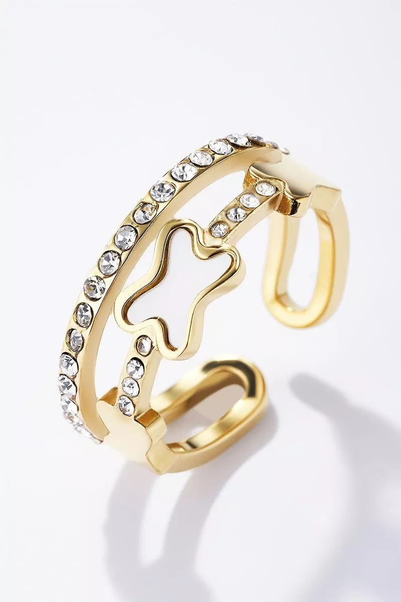 Bague Etoile strass