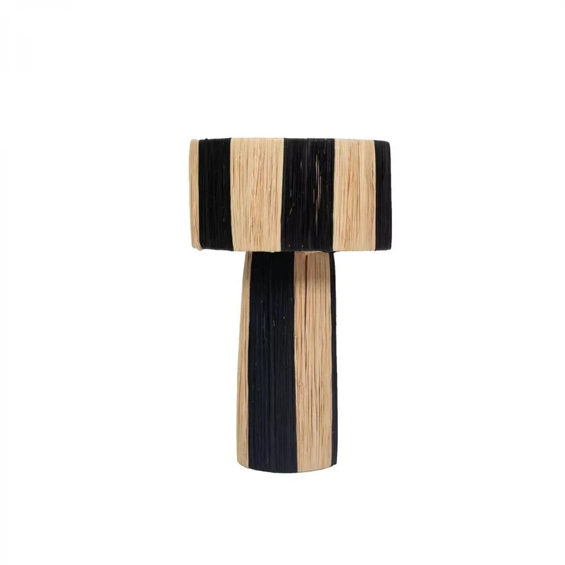 Lampe en raphia FAIT MAIN