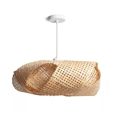 Luminaire en Bambou Naturel FAIT MAIN