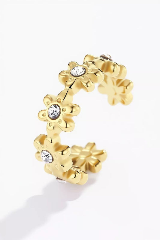 Earcuffs Fleurs & Strass