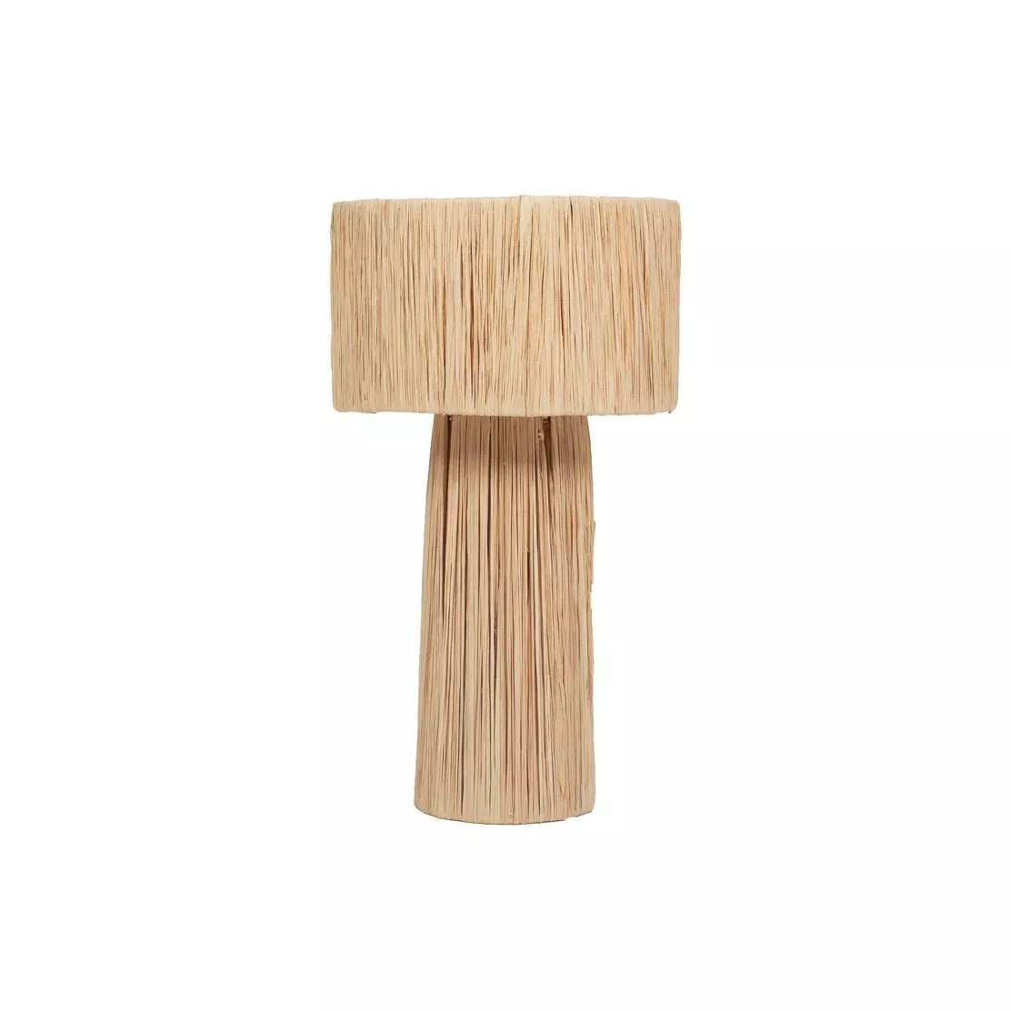 Lampe en raphia FAIT MAIN