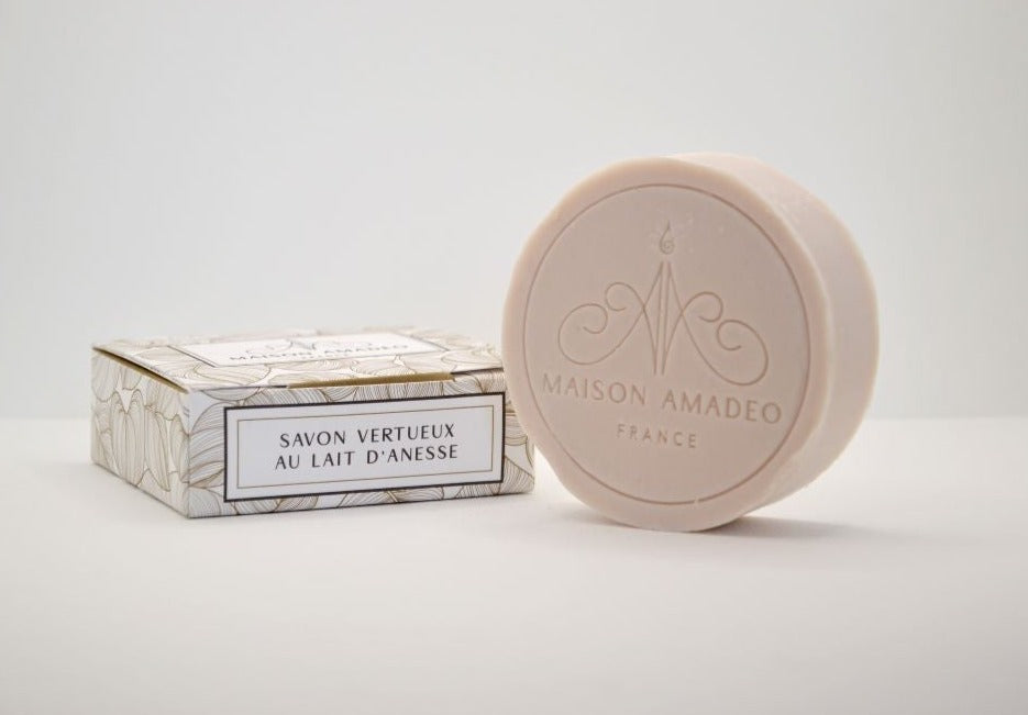 Savon Vertueux au lait d'ânesse (petit format)
