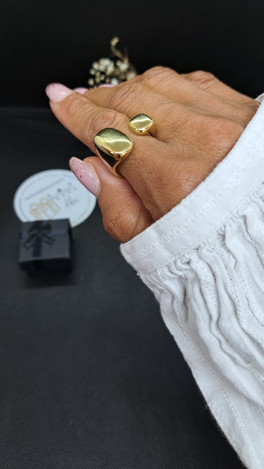 Bague Ouverte Square