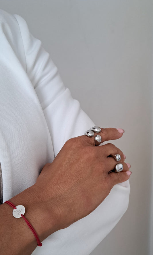 Bague ouverte Trio