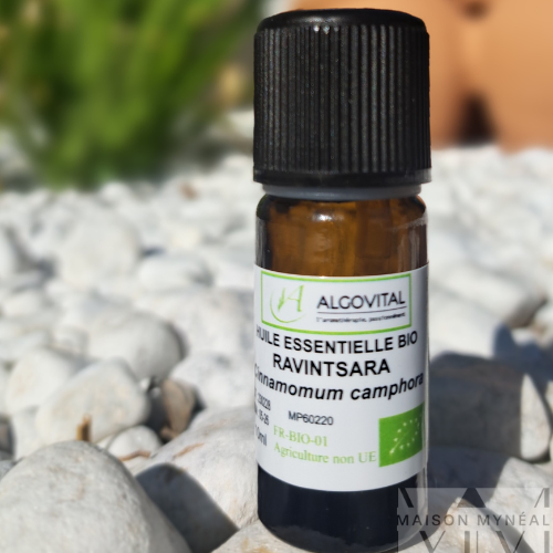 Simplifiez votre quotidien avec l'huile essentielle de Ravintsara bio. Quelques gouttes suffisent pour profiter de ses bienfaits. En diffusion, en massage ou dans votre bain, elle vous apportera bien-être et sérénité.